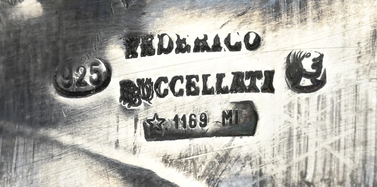 Buccellati - Foglia Di Edera In Argento Sterling - Italia Anni 60-photo-3